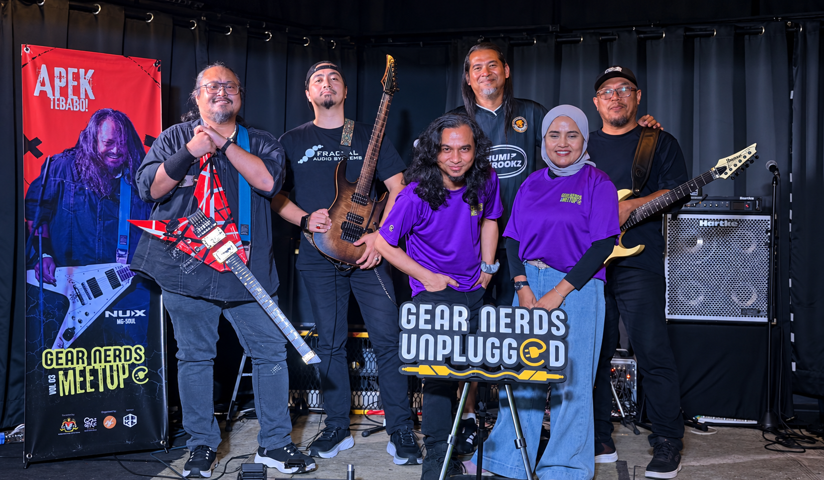 Shah Sidious, Apek Tebabo! dan Abg Lampu berkongsi ilmu audio dalam Gear Nerds Meetup Vol. 3.